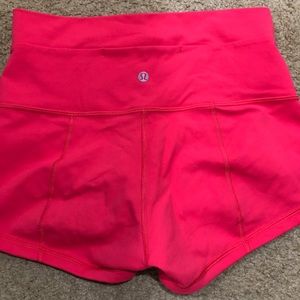 Lululemon hot pink shorts size 8